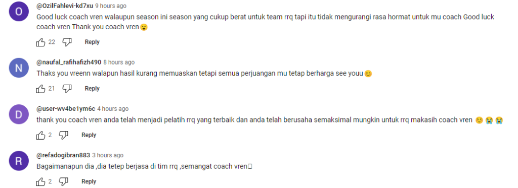 Kejutan RRQ: Perpisahan dengan Coach Vren Setelah MPL ID Season 13